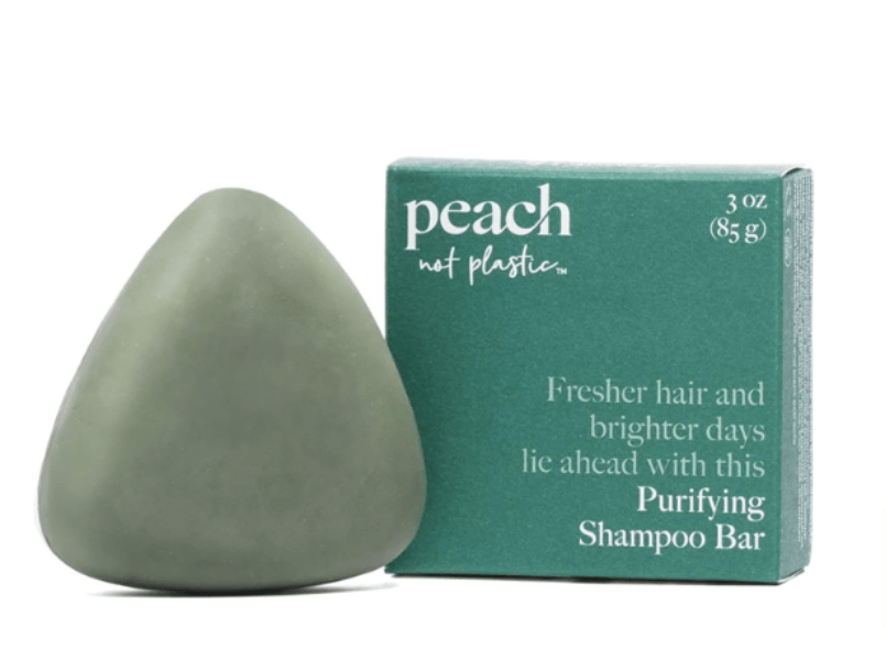 Best Natural Shampoos : peach not plastis bar