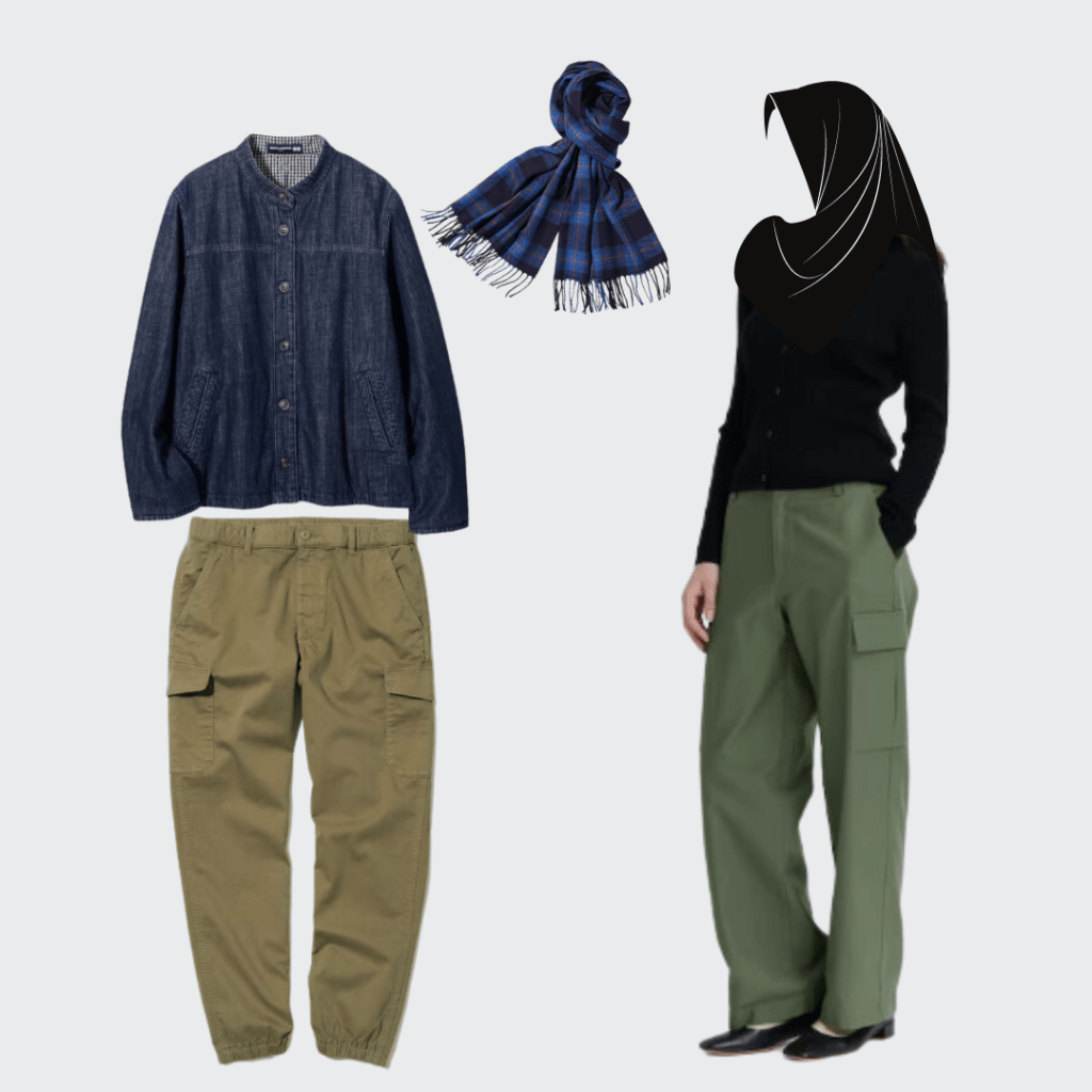 How to style greencargo pants